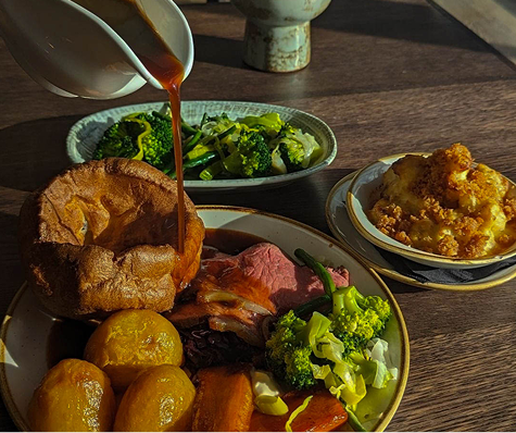 Sunday lunch at The Stables, Royal Norwich, Norfolk
